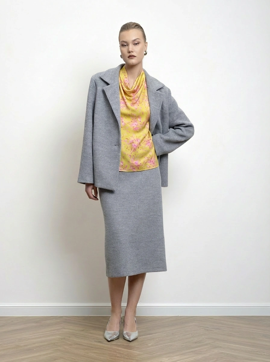 Топ с цветочным принтом