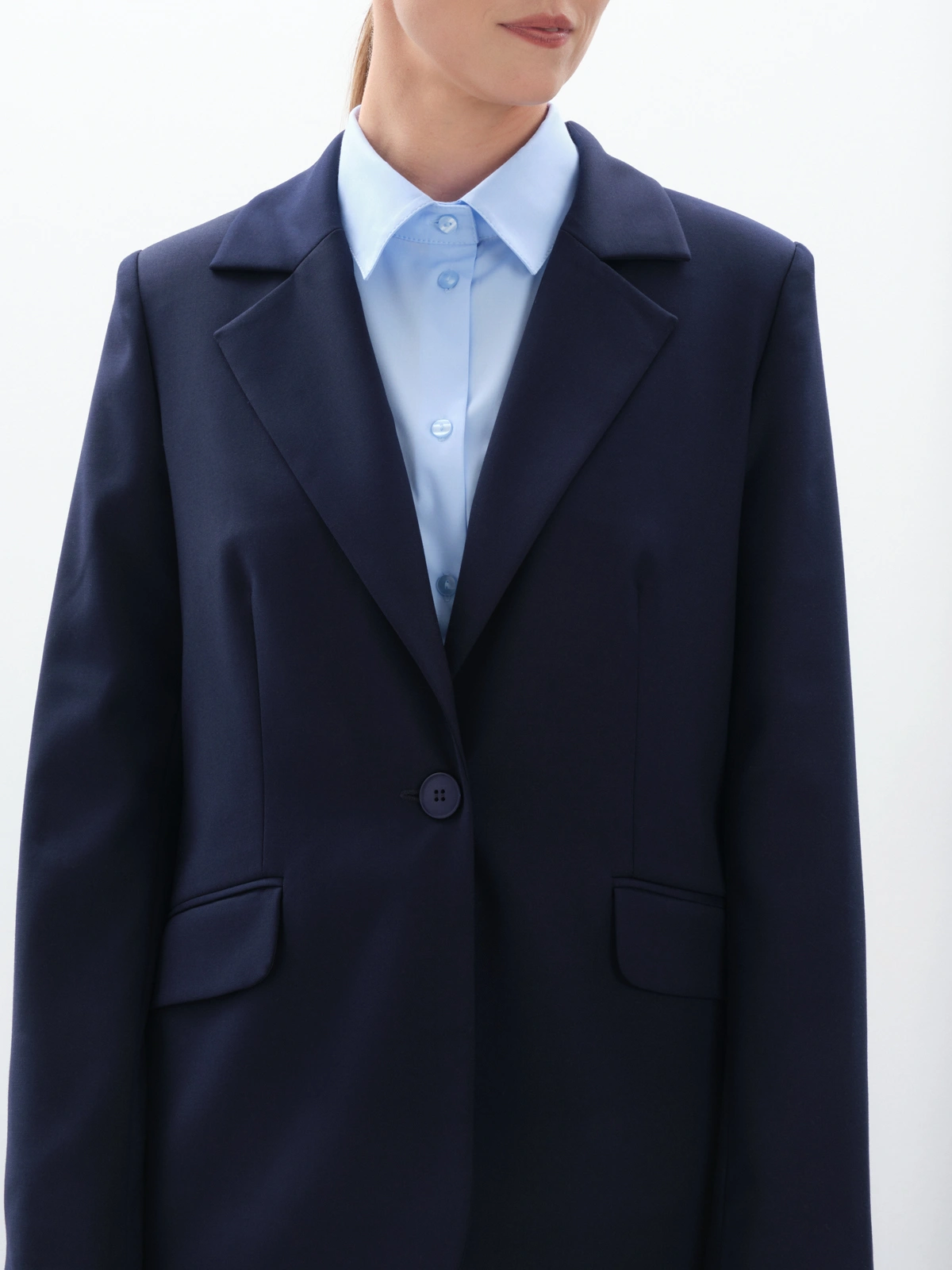 Жакет классический синий