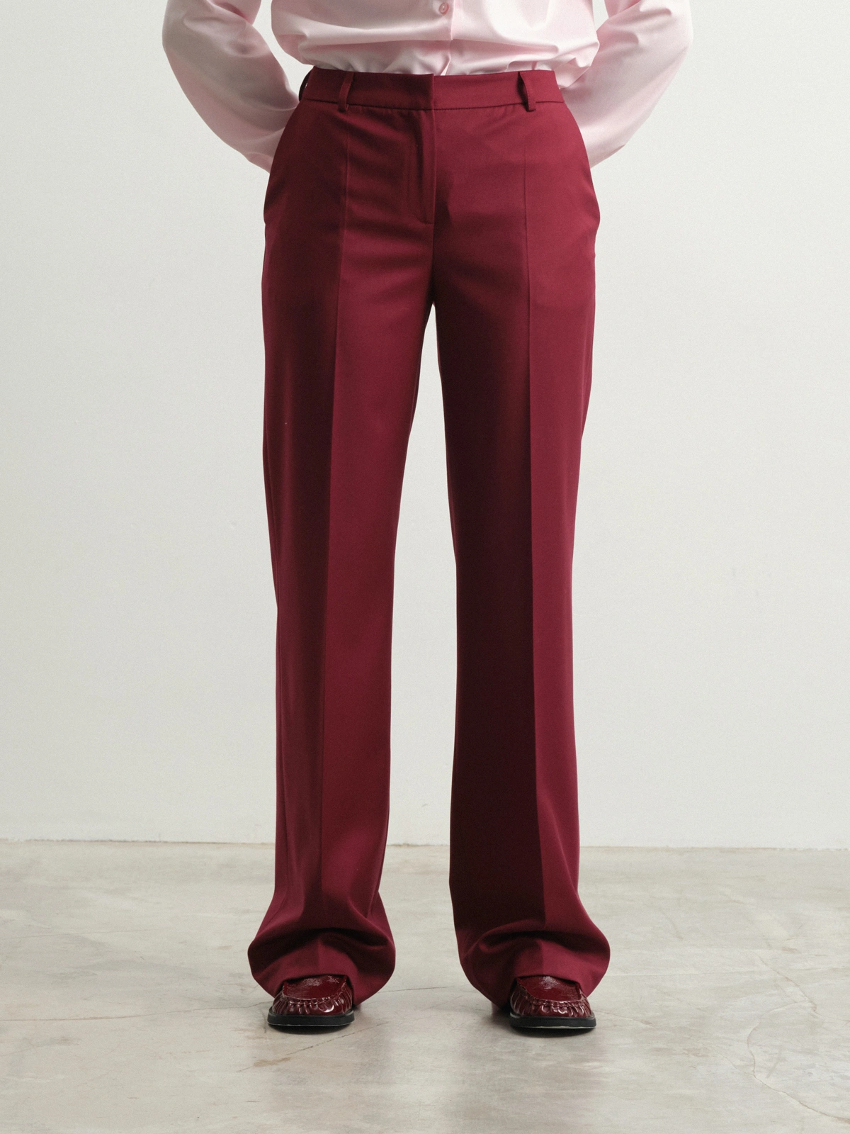 Брюки в винном оттенке Iris