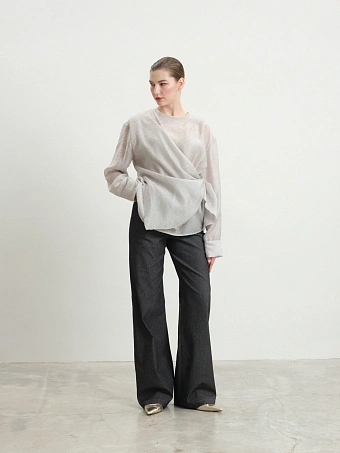 Черные брюки из денима Serenity