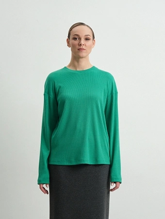 Лонгслив в рубчик Adonis