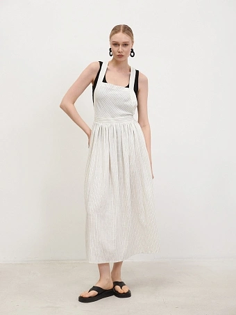 Белая юбка - фартук