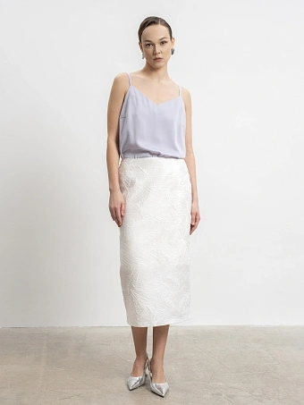 Серый топ на бретелях new