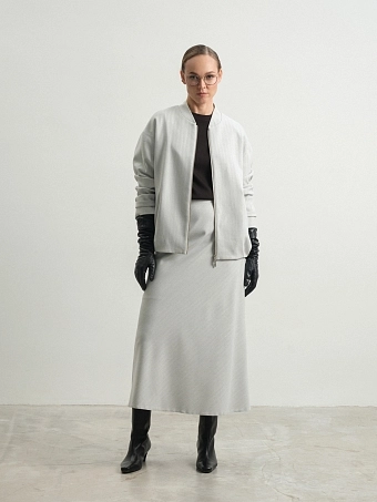 Светло-серая юбка Anemone