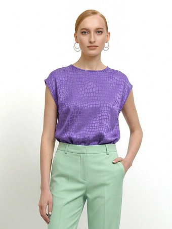 Фиолетовый топ