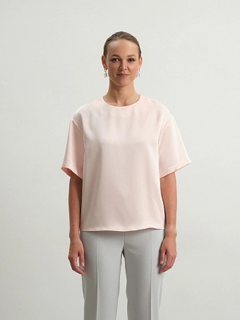 Пудровая блуза Muse