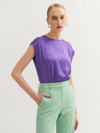 Фиолетовый топ