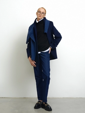 Синие джинсы Mom's