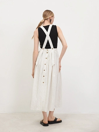 Белая юбка - фартук