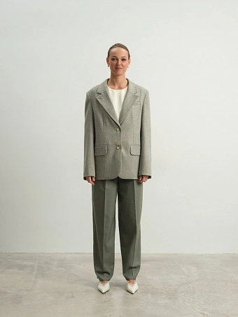 Широкие зауженные брюки Balance