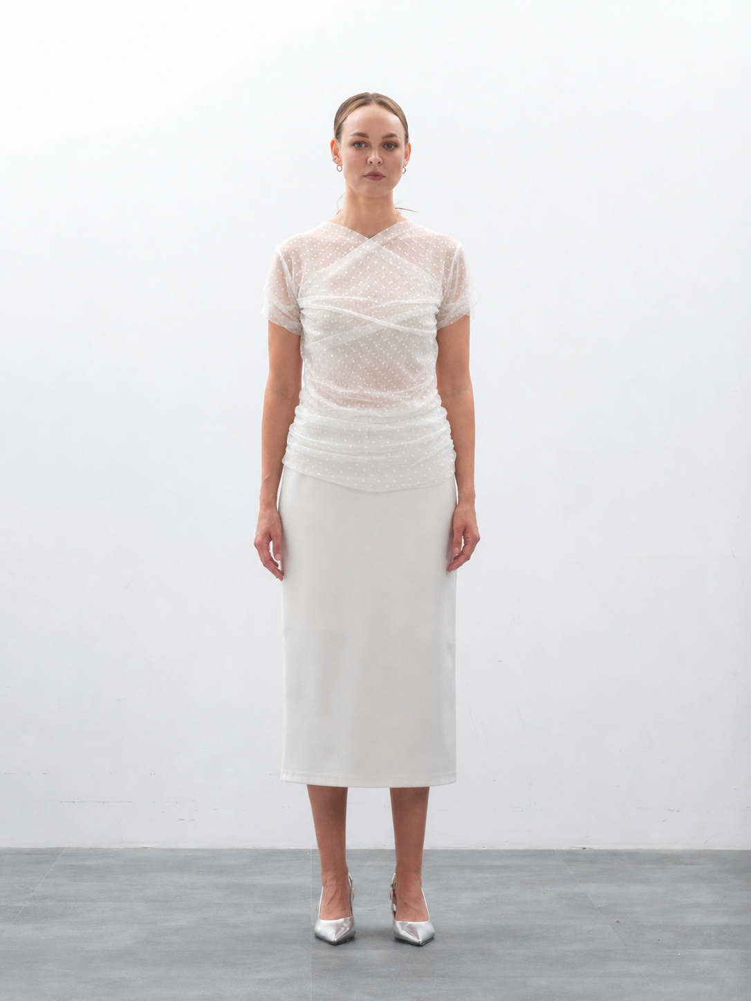 Белая юбка lady in white