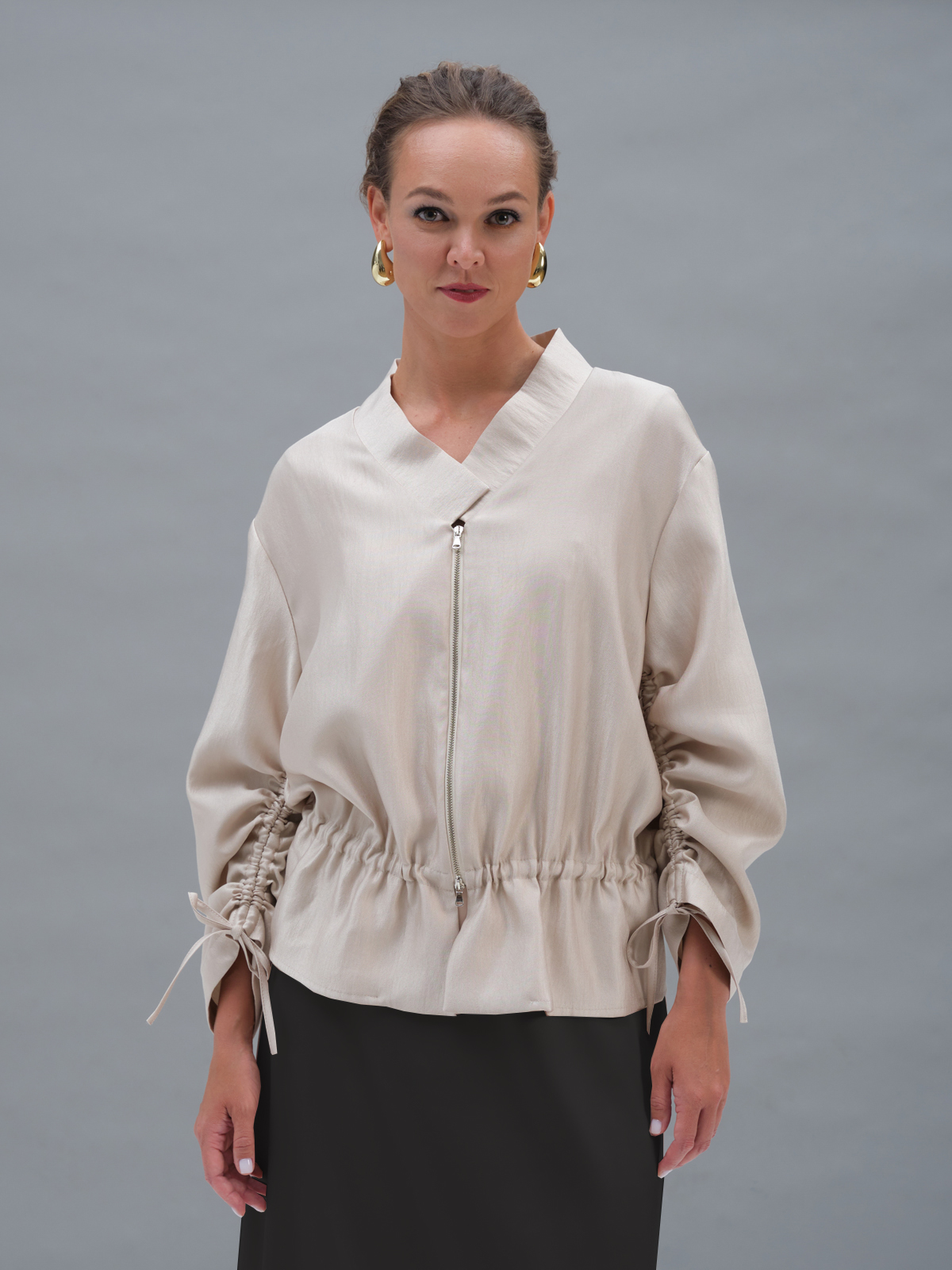 Золотой бомбер на кулиске Eos