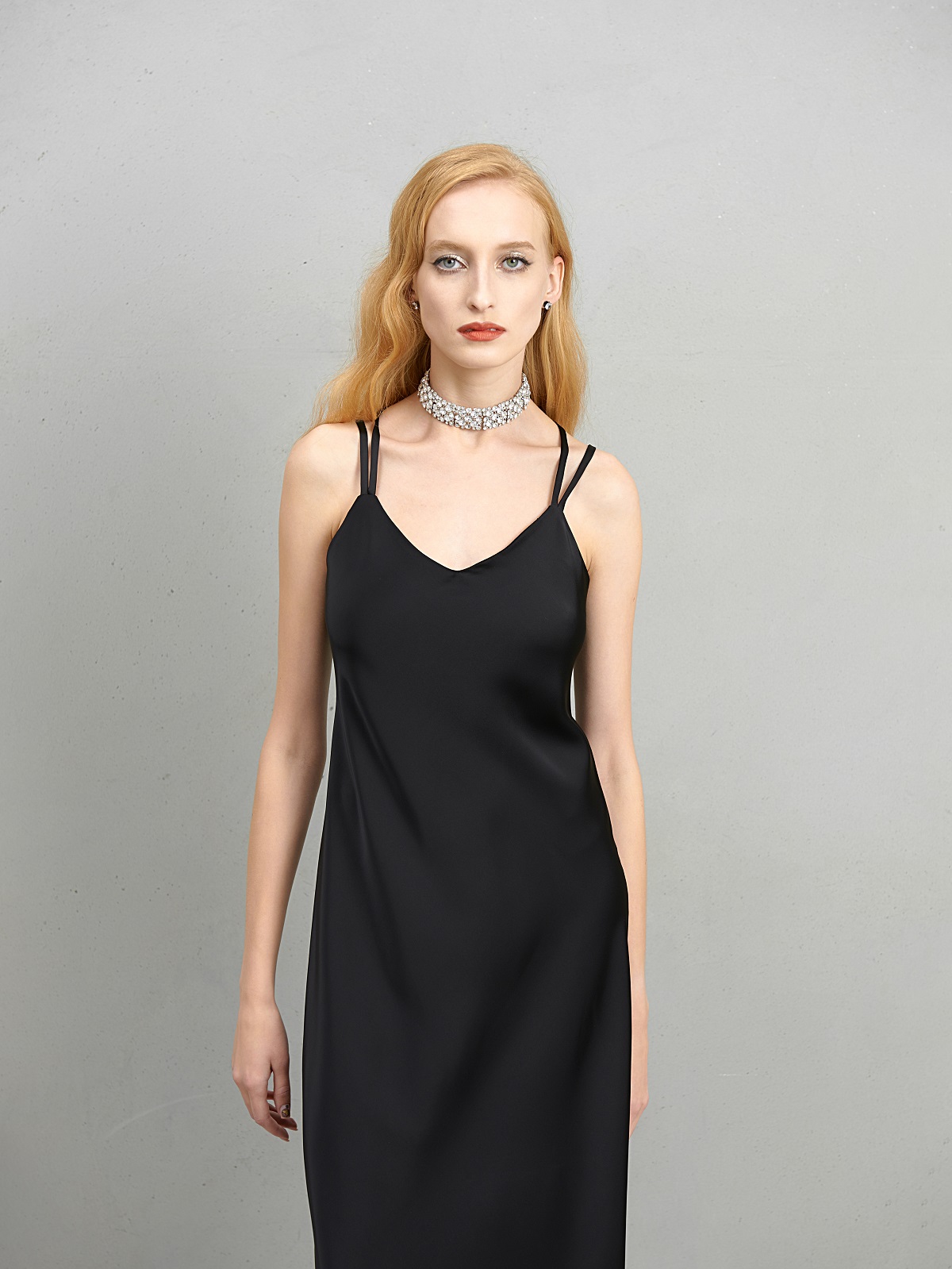Черное платье - комбинация