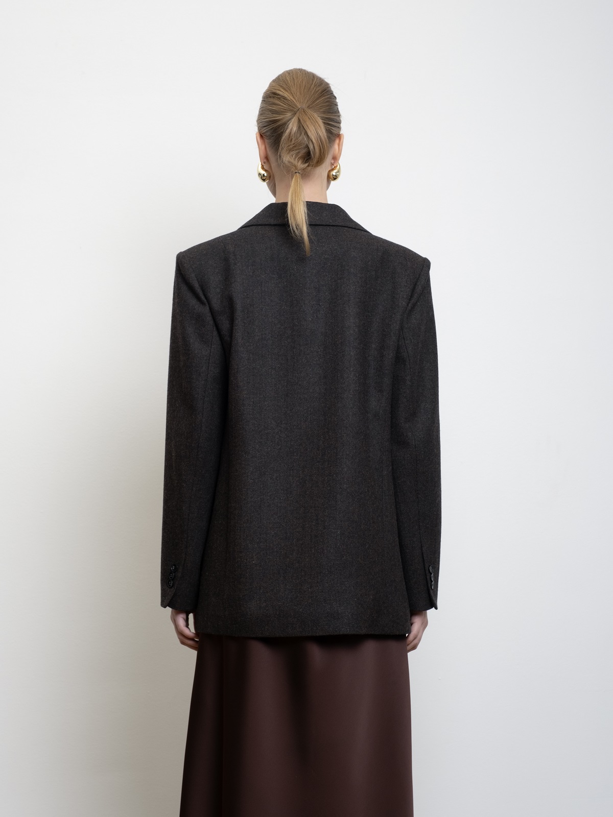 Оверсайз жакет в елочку