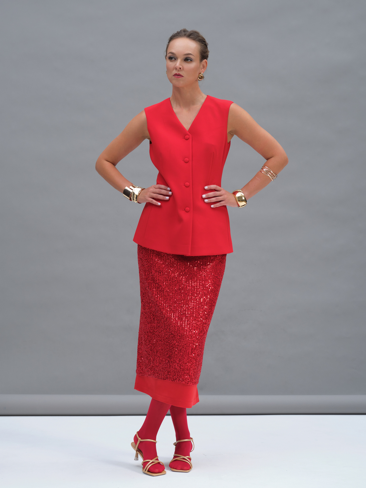 Двойная юбка Cupid