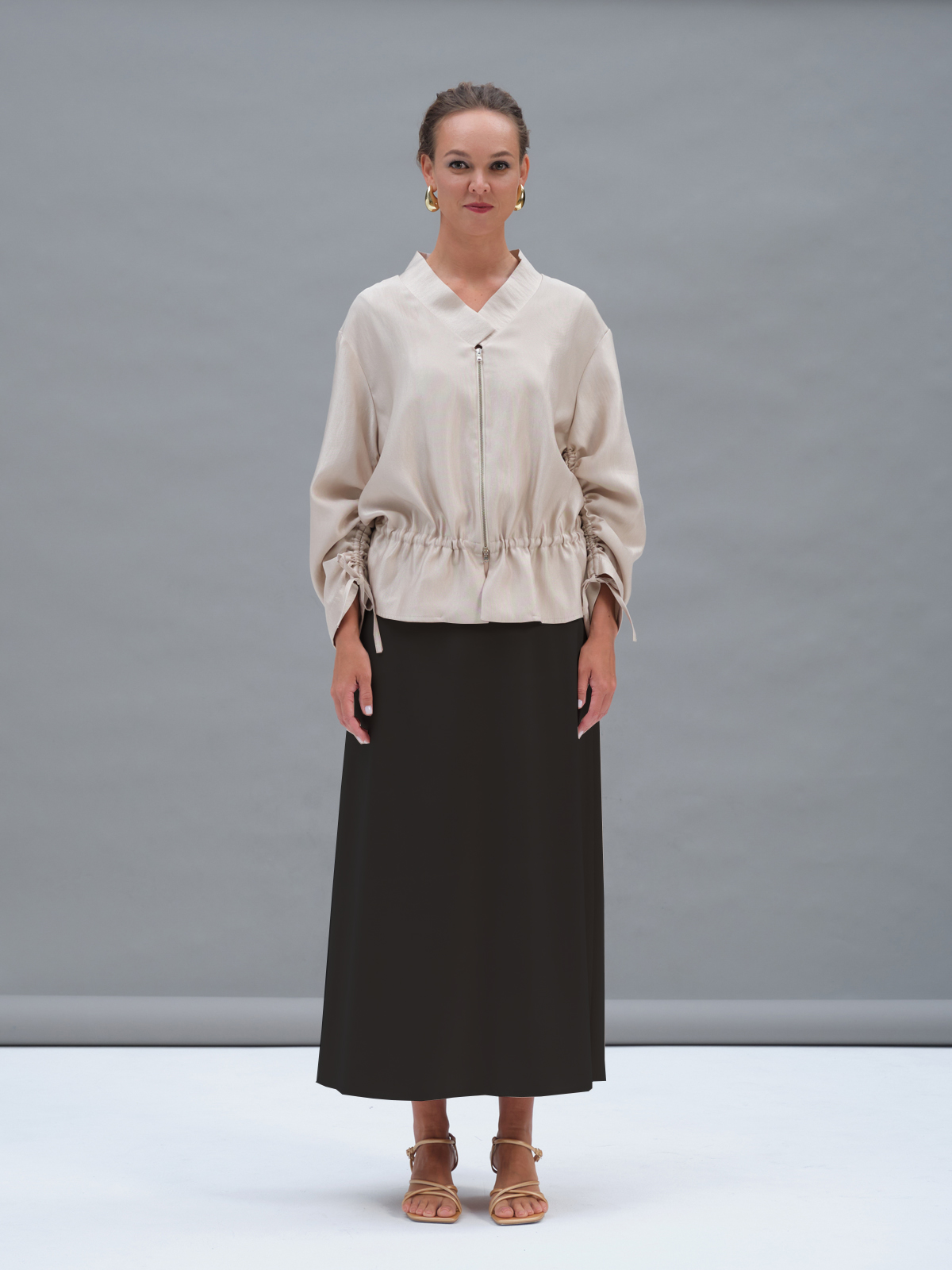 Золотой бомбер на кулиске Eos