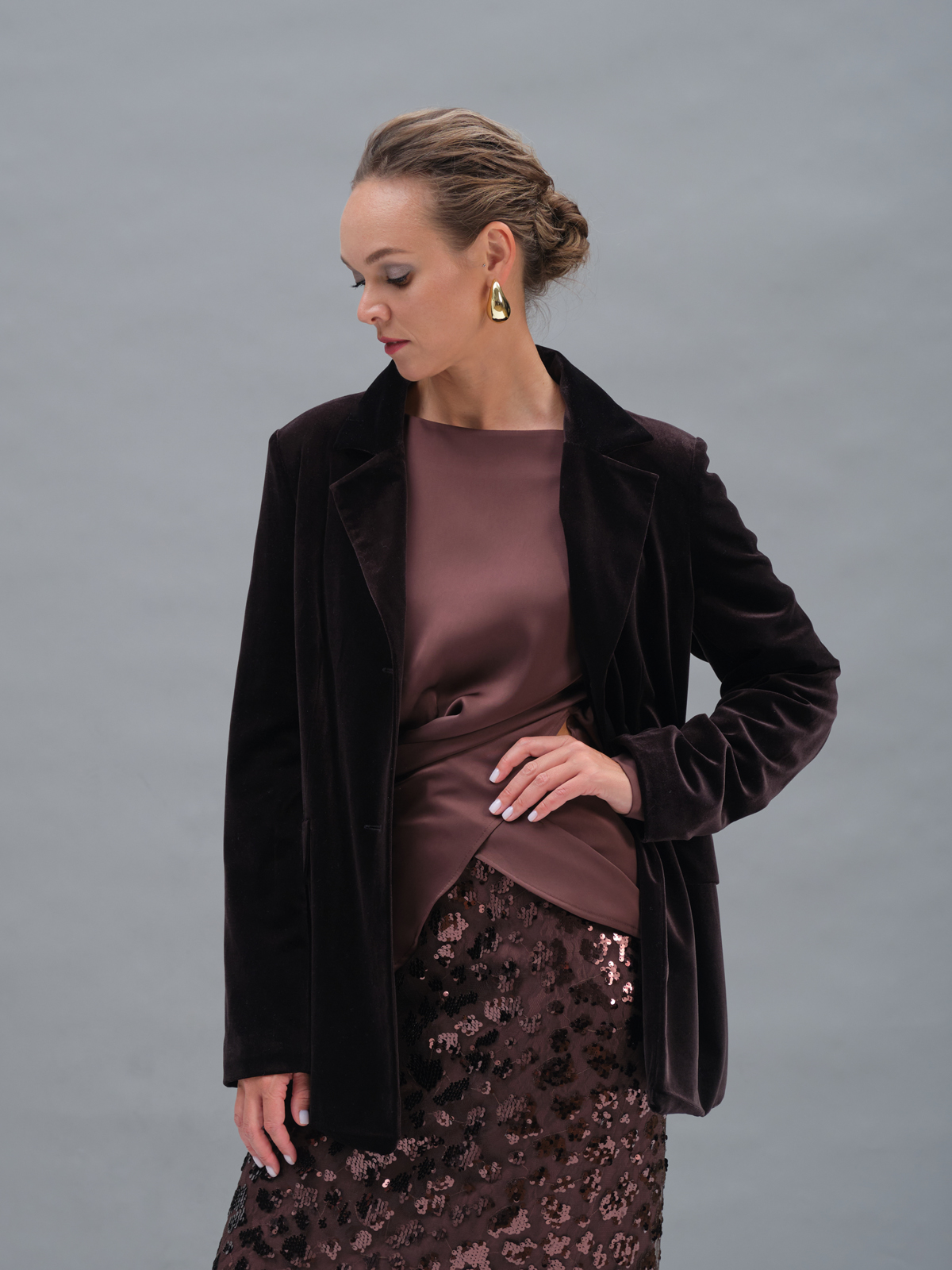 Бархатный жакет Calliope
