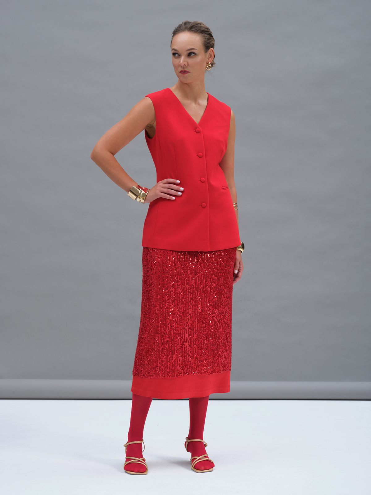 Двойная юбка Cupid