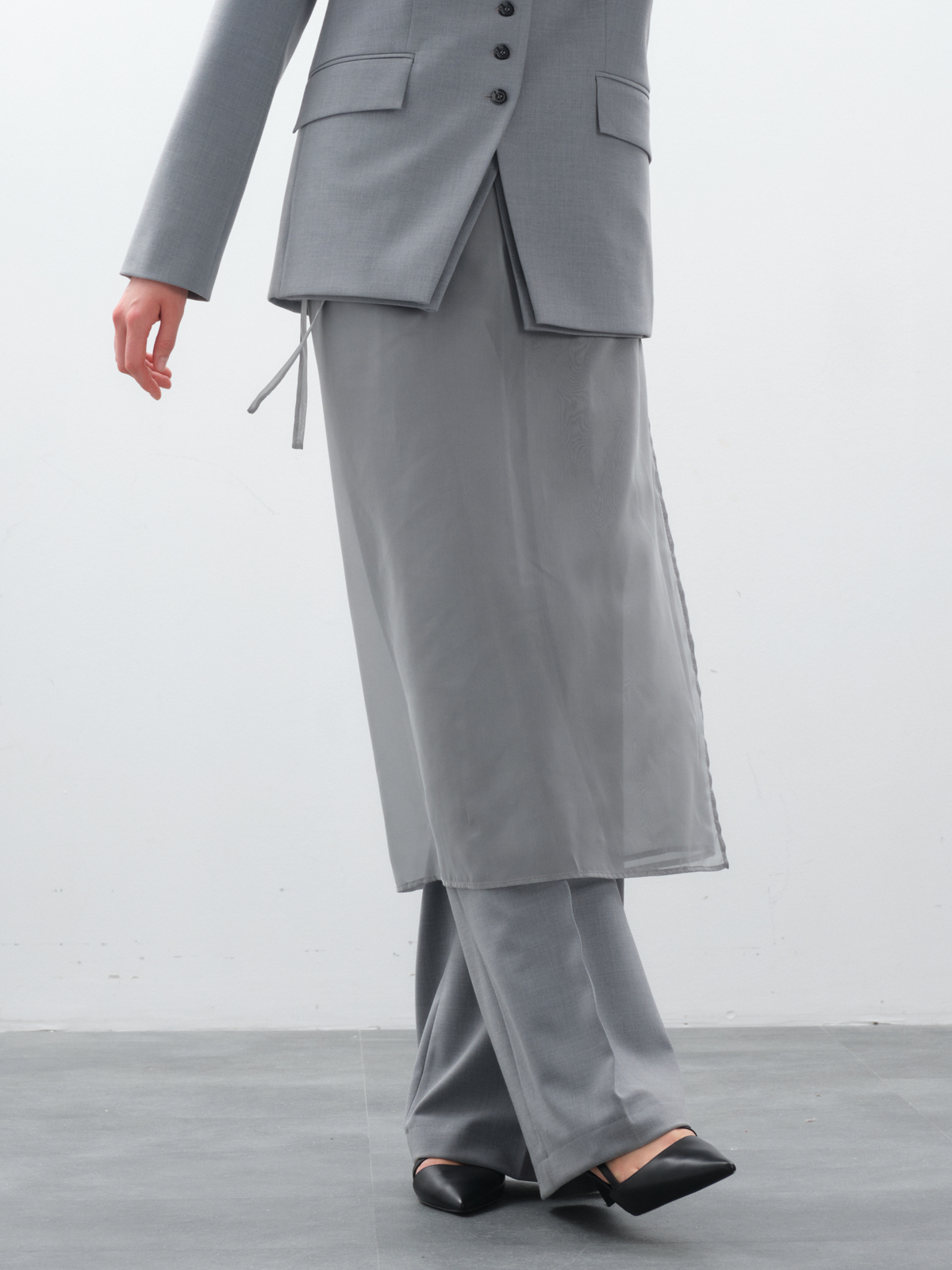 Юбка из органзы subtext