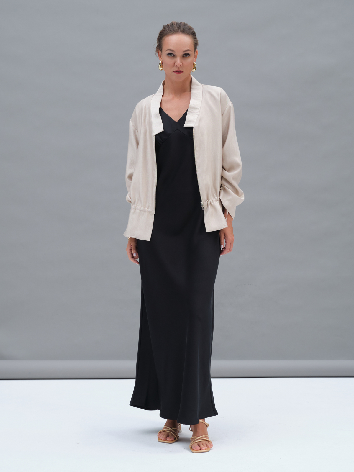 Золотой бомбер на кулиске Eos