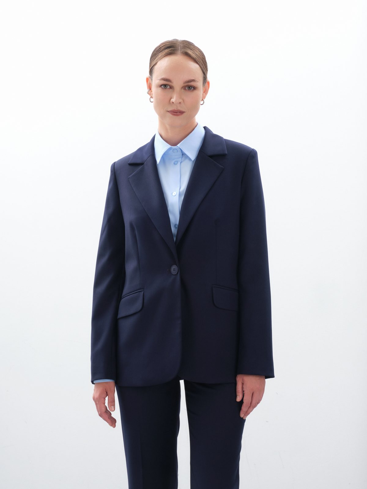 Жакет классический синий