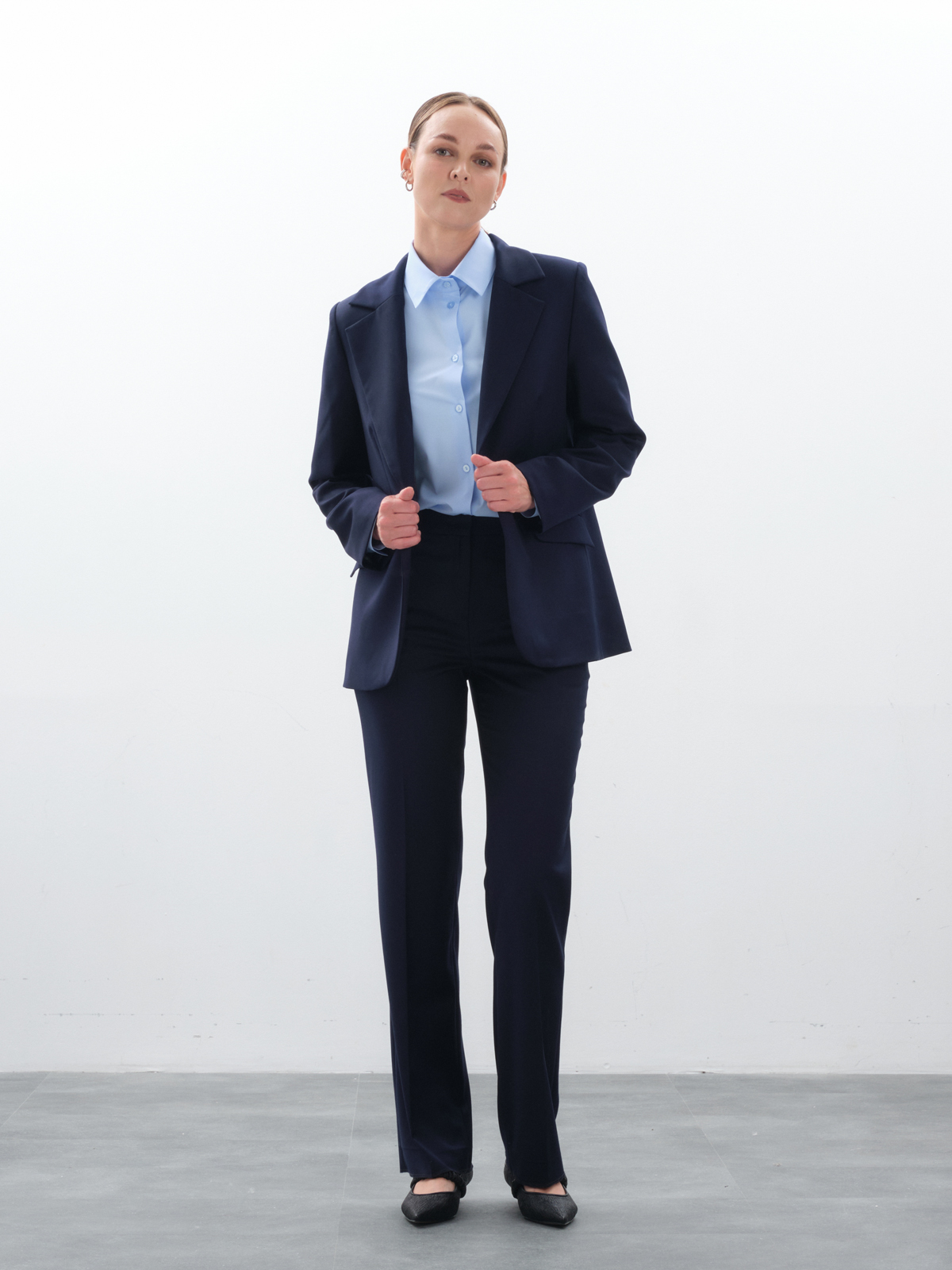 Жакет классический синий