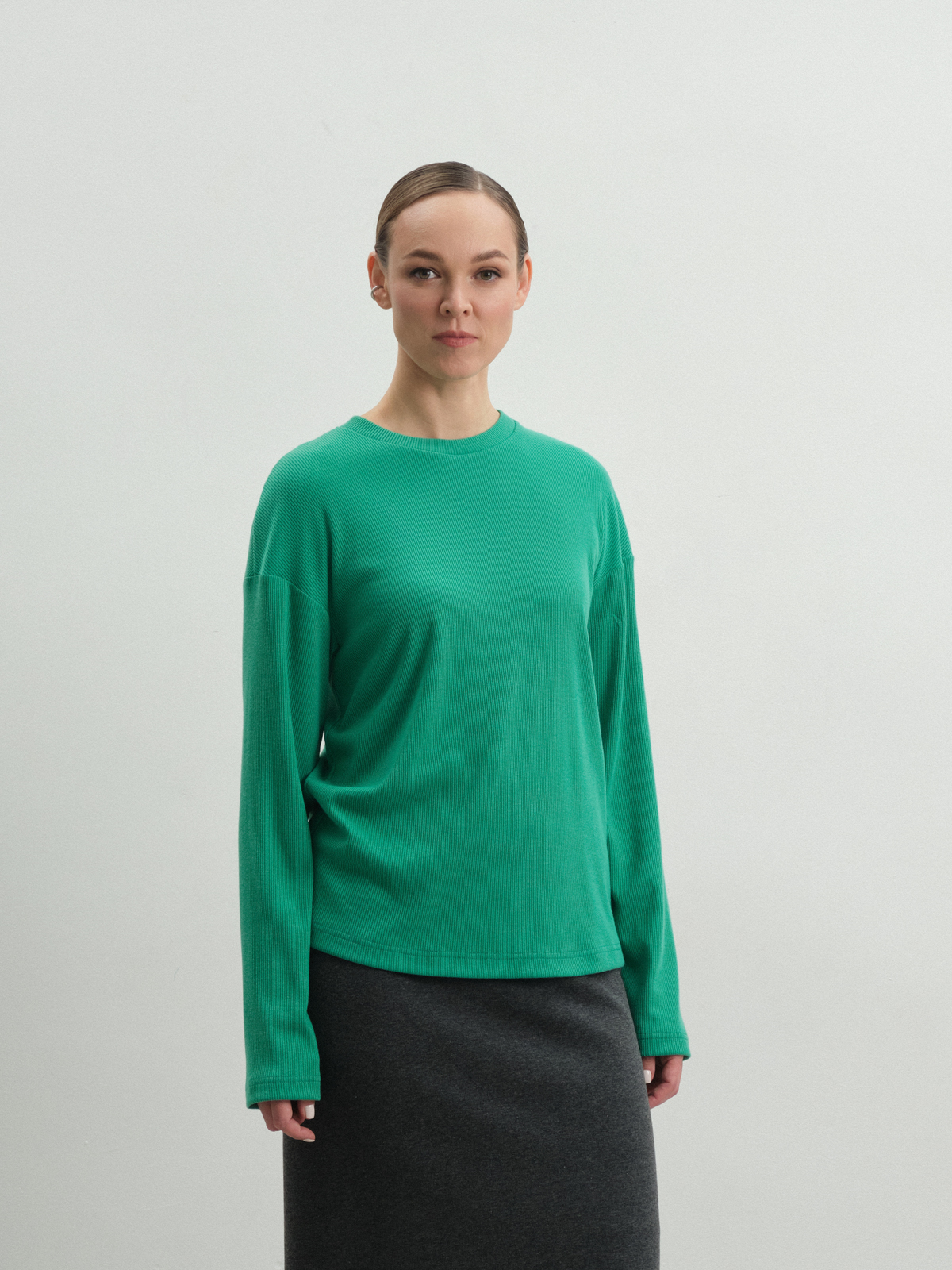 Лонгслив в рубчик Adonis