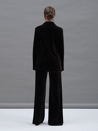 Бархатные прямые брюки Calliope