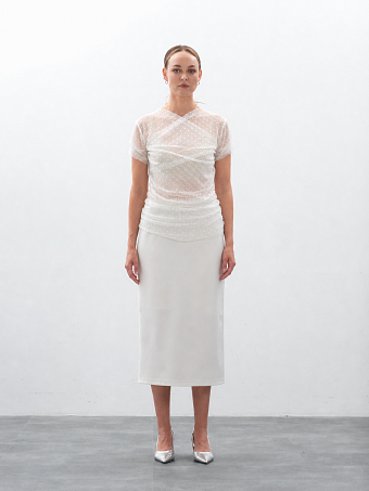 Белая юбка lady in white