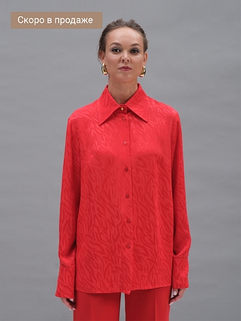 Жаккардовая блуза Andromeda