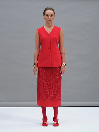 Двойная юбка Cupid