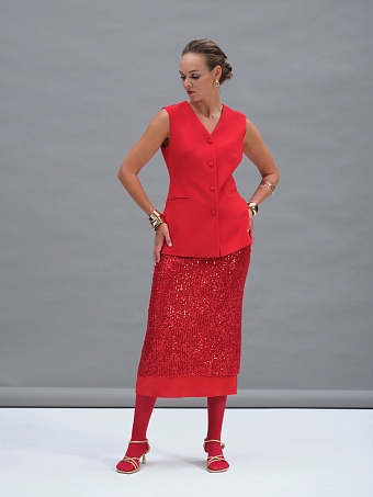 Двойная юбка Cupid