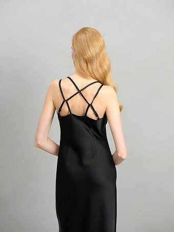 Черное платье - комбинация